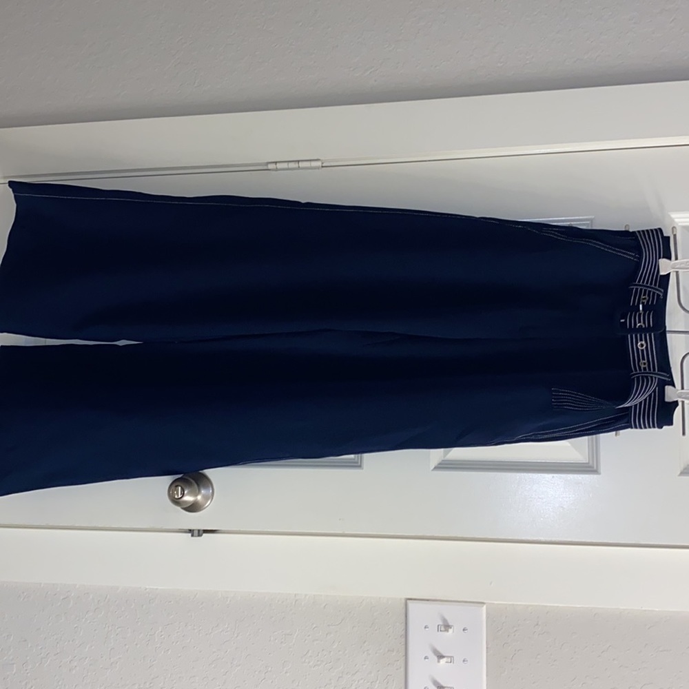 BELL BOTTOM Pants w/ belt attached - Picture 3 of 3